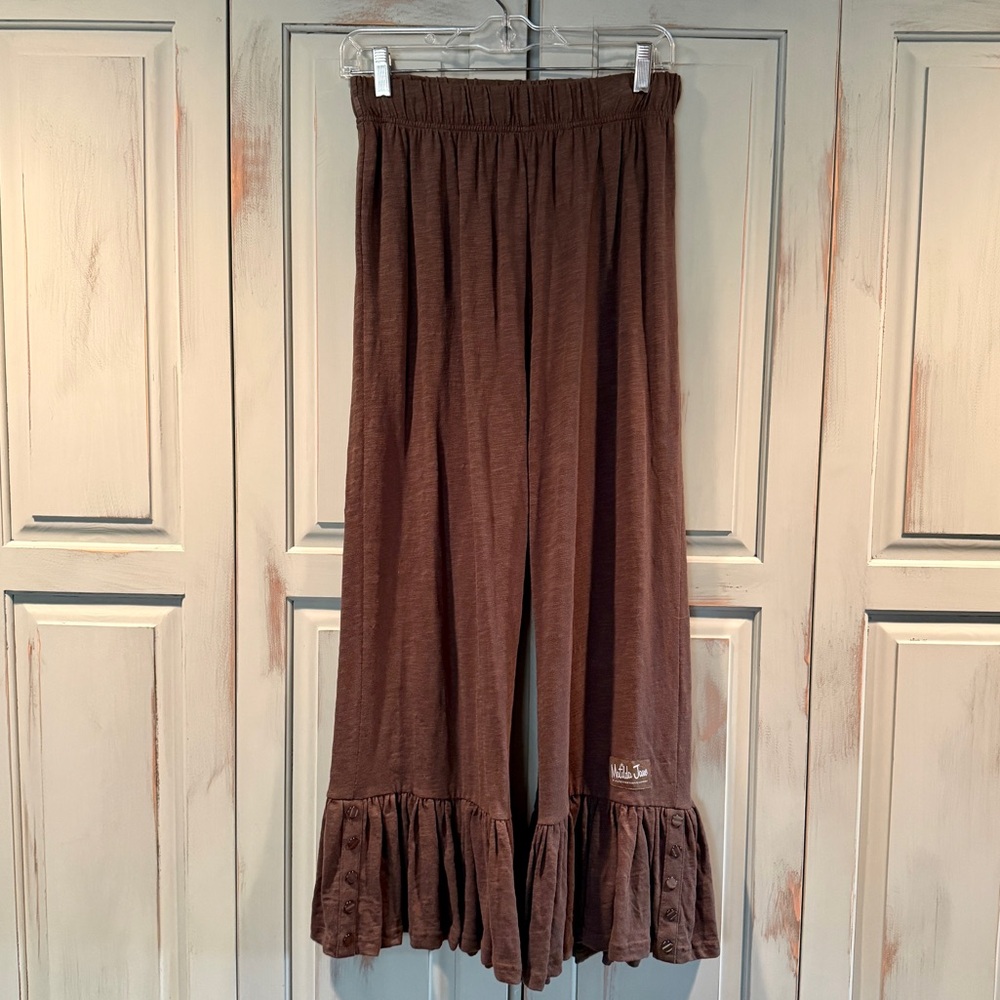 Matilda Jane Big Brown Ruffle Pants